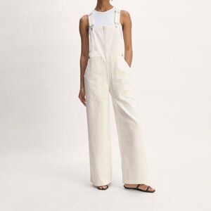 Everlane Gardner Bone Overall, Women's large